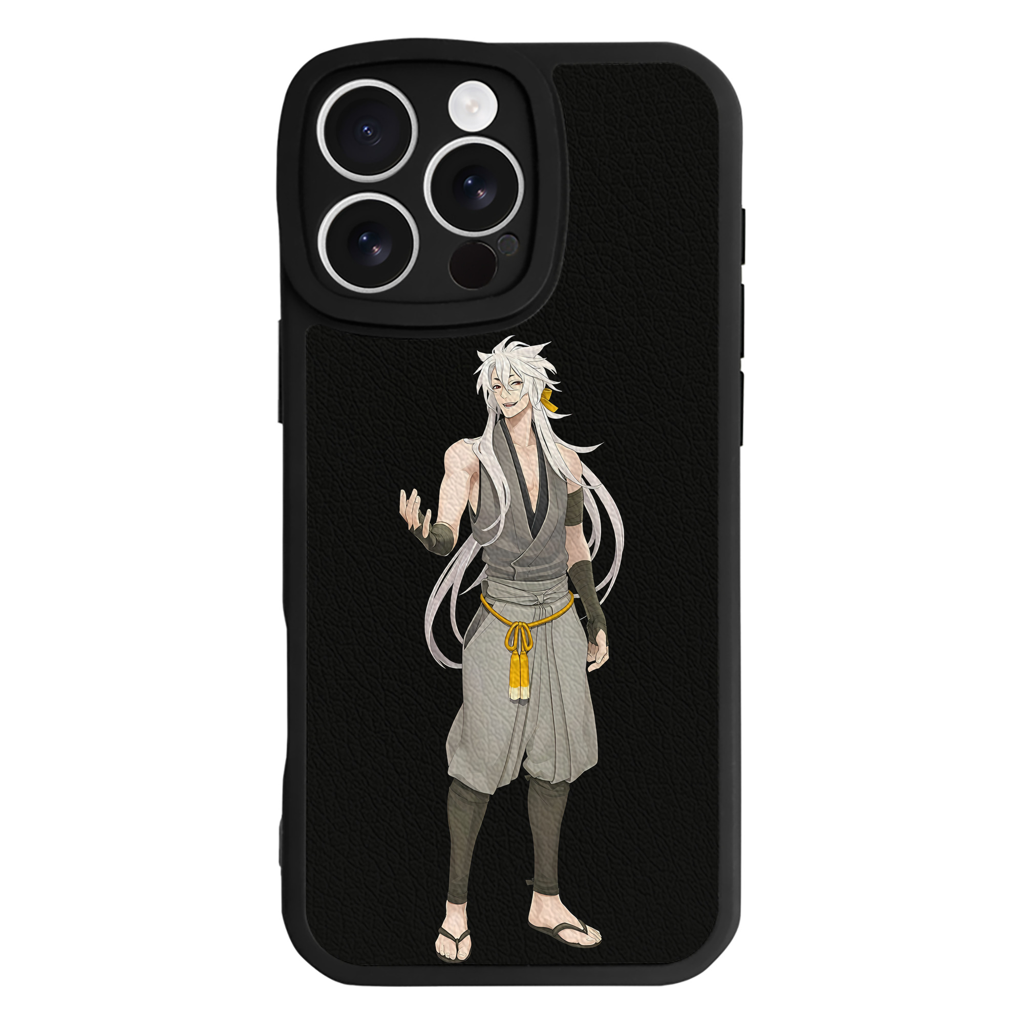 （画像用） 刀剣乱舞 Touken Ranbu 【iPhone 16シリーズ対応】シリコンスマホケース（レザー調） 材質：シリコン